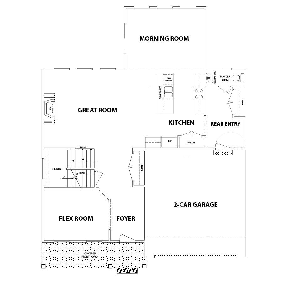 First Floor - Waterford Floorplan